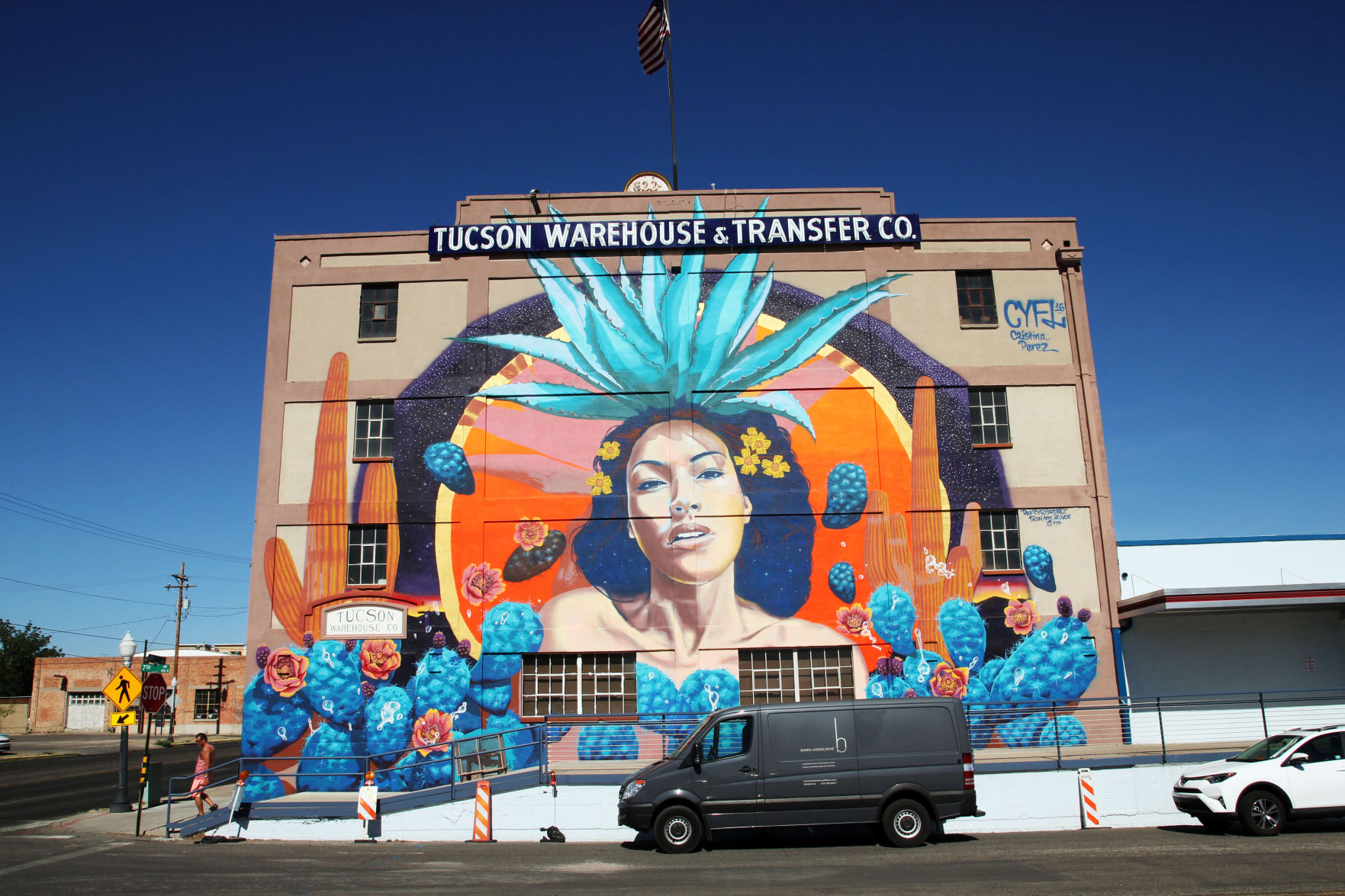 Agave Lady mural